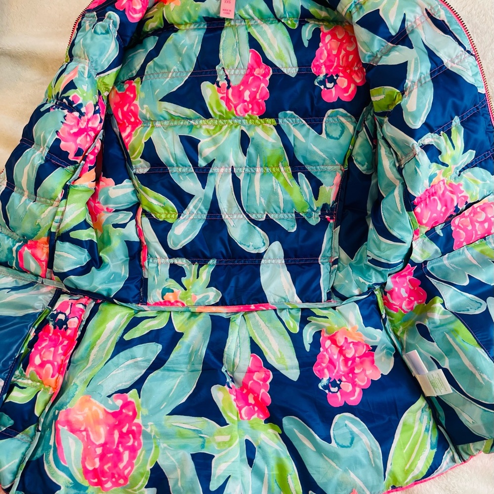Lilly Pulitzer Elana Down Puffer Vest Sz XXS 🩷 - Picture 5 of 10